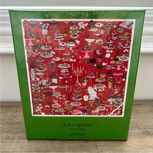 Kate Spade Green and Red Party Puzzle